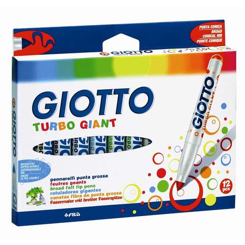 Giotto Pennarelli Turbo Glitter - punta 2,8mm colori assortiti