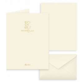 Carta da Lettere REGINA plico 10/10 f.to 19x25 AVORIO 5pz 100gr.