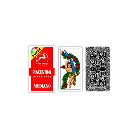 MODIANO Piacentine Mazzo Di Carte Da Gioco Regionali 81/25 – Triplex Made In Italy - 3