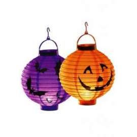 Halloween LANTERNA C/LUCE diam.20cm