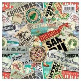 Carta Regalo Natale 70x100cm GIORNALE DI NATALE conf.10fg