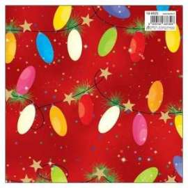 Carta Regalo Natale 70x100cm LUCI DI NATALE conf.10fg