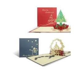 Biglietti Natale SOGGETTI ASSORTITI 3D