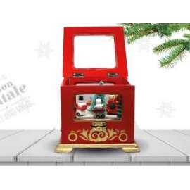 *RIBASSO CARILLON CON SOGGETTI IN SCATOLA LEGNO