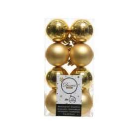 Addobbo Albero SFERA ORO 40mm 16pz