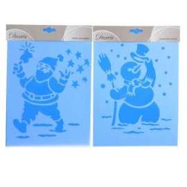 Stancil Natale BABBO NATALE 21x30cm