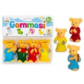 Giochi GOMMOSI TOPOLINI MISICISTI 4pz 