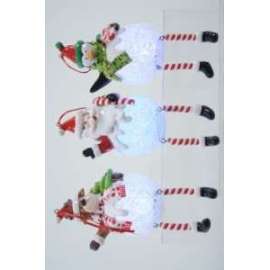 FIGURE NATALE C/LUCE LED h.18cm