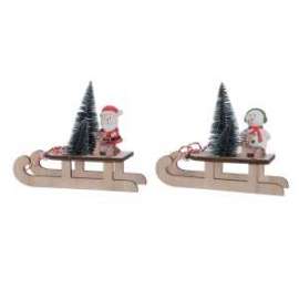 Addobbo Albero MINI SLITTA 9cm