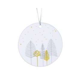 FIGURE NATALE VETRO LED 16cm  10,10