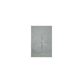 ALBERO ARGENTO C/LED BIANCHI DA ESTERNO 120cm