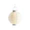 LANTERNA BIANCA C/LUCE LED diam.20cm