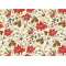 Carta Regalo Natale 70x100cm FIORI DI NATALE conf.10fg