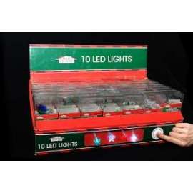 Luci Natale FILO 10 LED A BATTERIA 