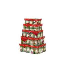 Scatole Natale FANTAZIA NATALIZIA set.5pz