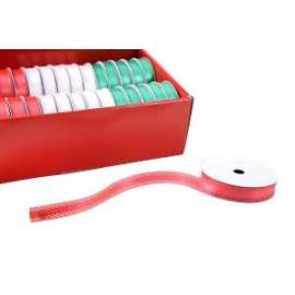 Nastro PPL C/BORDO TRAFORATO 10mmx15mt COLORI ASSORTITI