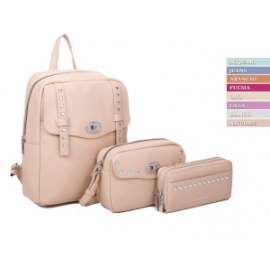 BORSA DONNA NajOleari SET 3pz COLORI ASSORTITI