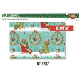 Carta Regalo Natale FANTASIA GUFETTI conf.12pz