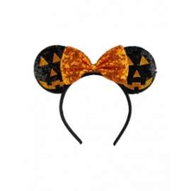 Halloween CERCHIETTO TOPOLINA C/ZUCCHETTE 