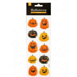 Halloween STICKERS ZUCCHETTE IN RILIEVO
