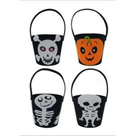 Halloween CESTINO IN FELTRO C/MANICO