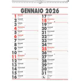 Calendario 2027 OLANDESE 30x41 Grande  (2colonne)