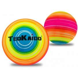 PALLONE TeoKaido IN GOMMA RAINBOW diam.22cm