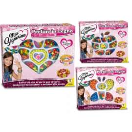 Giochi PERLINE IN LEGNO COLORATE