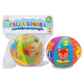 Giochi PALLA MORBIDOSA C/SONAGLIO