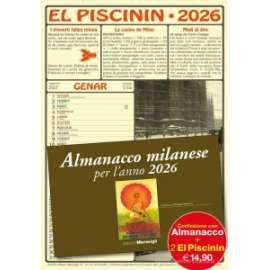CALENDARIO EL PISCININ 2026 c/ almanacco