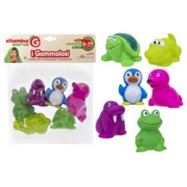 Giochi GOMMOLOSI ANIMALI MARINI 6pz