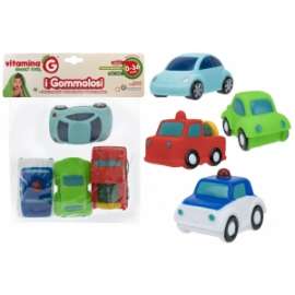 Giochi GOMMOLOSI ANIMALI MEZZI 4pz