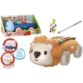 Giochi XILOFONO TRAINABILE 4 RUOTE ANIMALE
