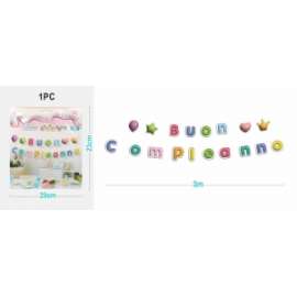 Party FESTONE BUON COMPLEANNO 3mt