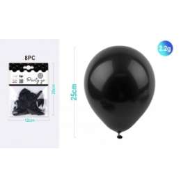 Party PALLONCINI NERI 25cm 8pz