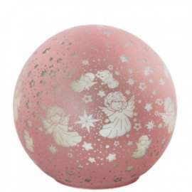 LAMPADA A SFERA diam.15cm ROSA