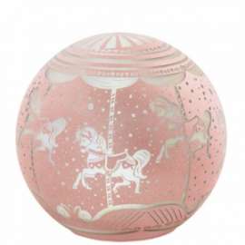 LAMPADA A SFERA diam.15cm ROSA