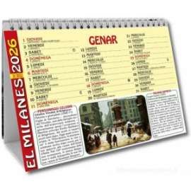 CALENDARIO EL MILANES DA TAVOLO 2026 c/volume Omaggio