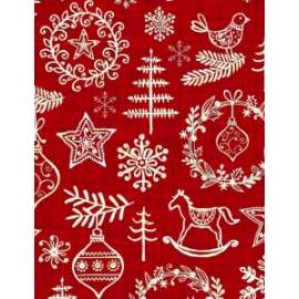 Carta Regalo Natale 70x100 FANTASIA N.118 conf.10fg