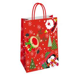 Shopper Natale LEO 36x41x12 conf.10pz