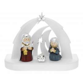 PRESEPE BIANCO 27x20cm