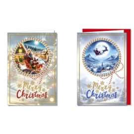 Biglietti Natale FANTASIA conf.12pz
