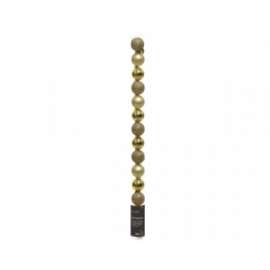 Addobbo Albero MINI SFERE MIX ORO 30mm cf.14pz