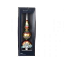 Addobbo Albero PUNTALE RAINBOW VETRO 31cm