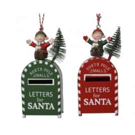 Addobbo Albero ELFO SU CASELLA POSTALE