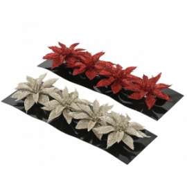 PICK STELLA DI NATALE GLITTER diam.8cm 