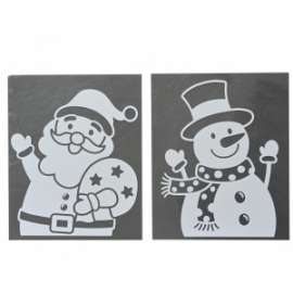 Vetrofanie Natale SOGGETTI ASSORTITI fg.34x28cm