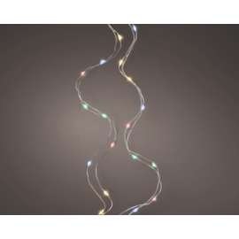 FILO MICROLED MULTICOLOR PER INTERNO - 20 LUCI  90cm