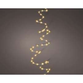 FILO LUCI CALDE LED 159cm 100L BATTERIA C/TIMER