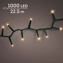 FILO LUCI LED TWINKLE CALDE DA ESTERNO - 1000 LUCI